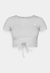 CROCUS ACTIVE TOP - Potiskana majica - mid grey/stone