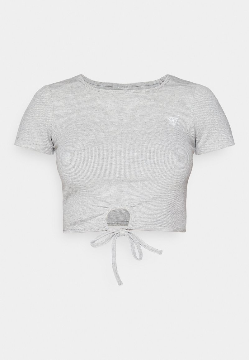 Guess T-shirt print lichtgrijs gemêleerd