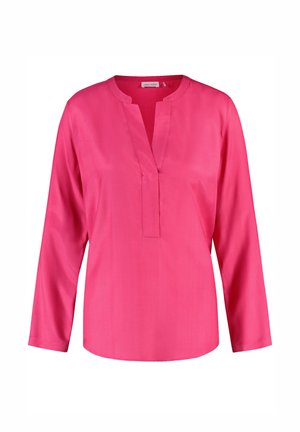 LANGARM NACHHALTIGE MIT -AUSSCHNITT - Bluse - raspberry