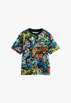 Next, T-SHIRT - T-shirts print - black graffiti controller