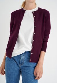 InWear LUKKAIW  - Neuletakki - brown bordeaux