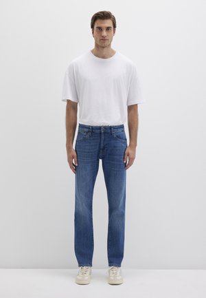 JAKE - Straight leg jeans - agean blue ultra move