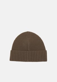 BOSS FATI UNISEX - Megzta kepurė - open brown