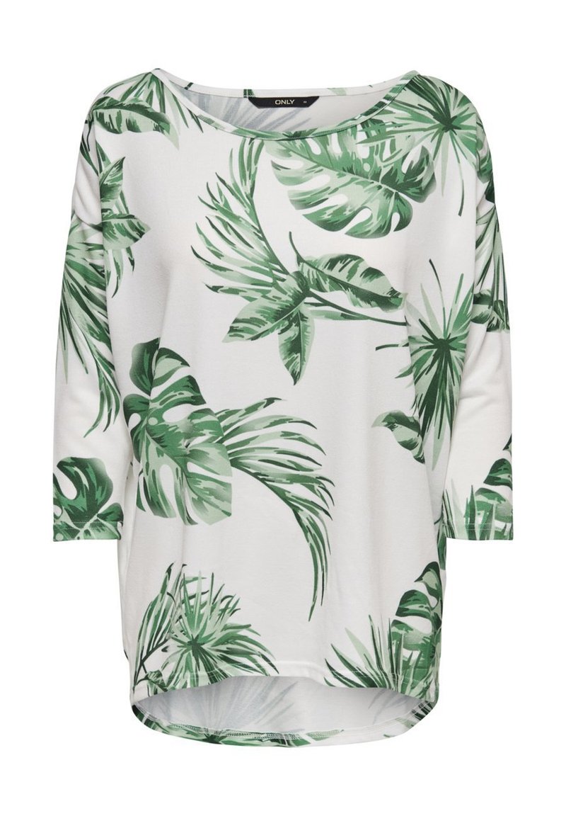 ONLY ONLELCOS AOP JRS NOOS - Long sleeved top - cloud dancer 4