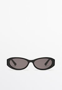 Massimo Dutti SMALL OVAL  - Occhiali da sole - black