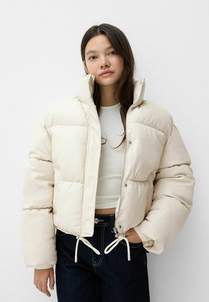 Bershka Talvitakki - white