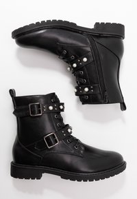Anna Field Kovbojské/motorkářské kotníkové boty - black