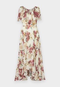 CAROLINE - Robe de soirée - crème/red