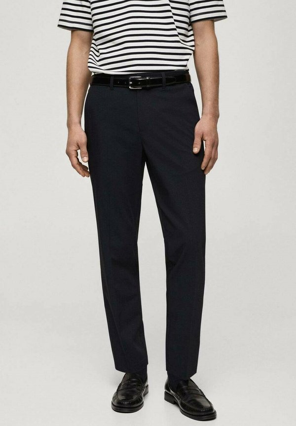 Trousers - bleu marine foncé