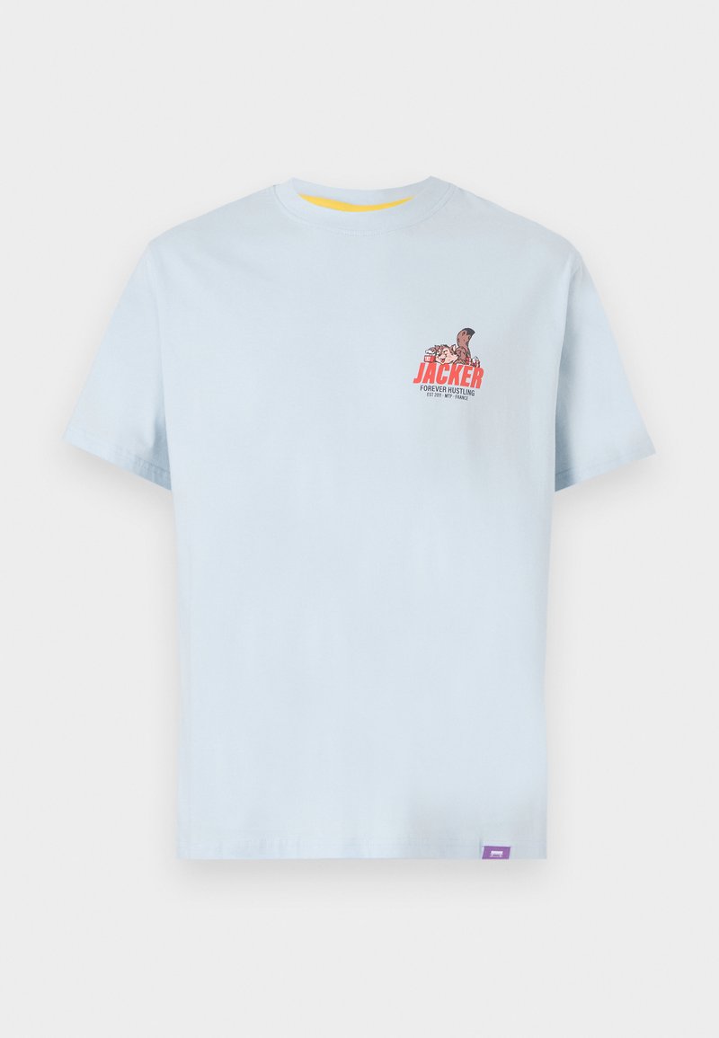 Jacker T-shirt print blauw