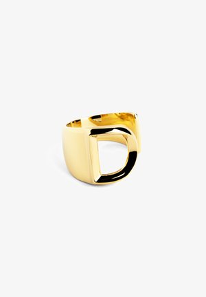 Singularu, PERSONALIZED LETTER SIGNET - Ring - letra d oro