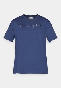 ICONS TONAL CREWNECK WITH LARGE LOGO - T-Shirt print - nava