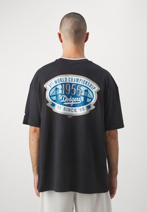 MLB LOS ANGELES DODGERS WORLD SERIES DROP SHOULDER TEE - Equipación de clubes - navy