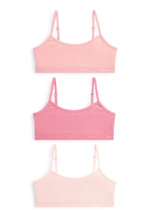 3 PACK STRAPPY CROP OLDER - Korsetes izstrādājums ar stīpiņām - pink