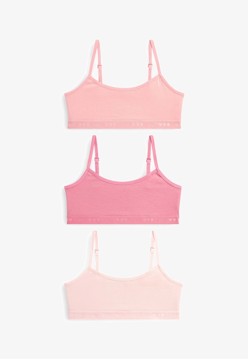 Next 3 PACK STRAPPY CROP OLDER - Pihik - pink