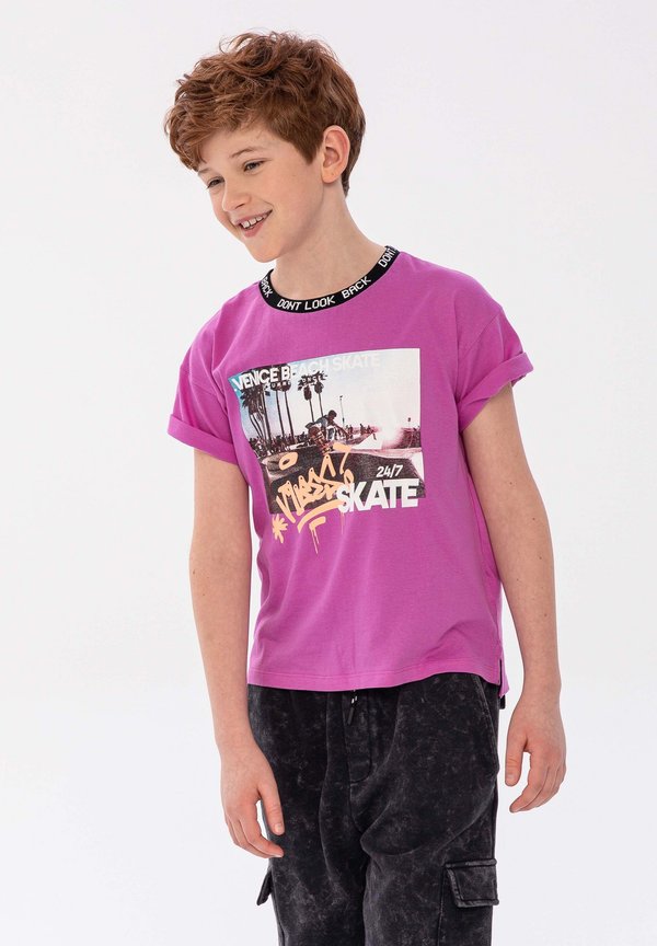 SHORT SLEEVE - T-Shirt print - purple