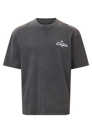 AllSaints SOLEIL  - T-Shirt print - washed black