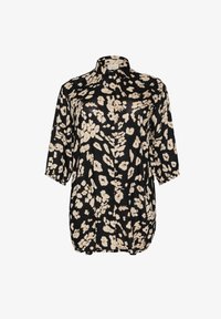 Unselected, black sand flower print