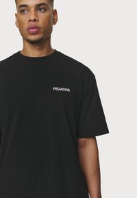 Pegador ALESO TEE - Trükipildiga T-särk - washed black