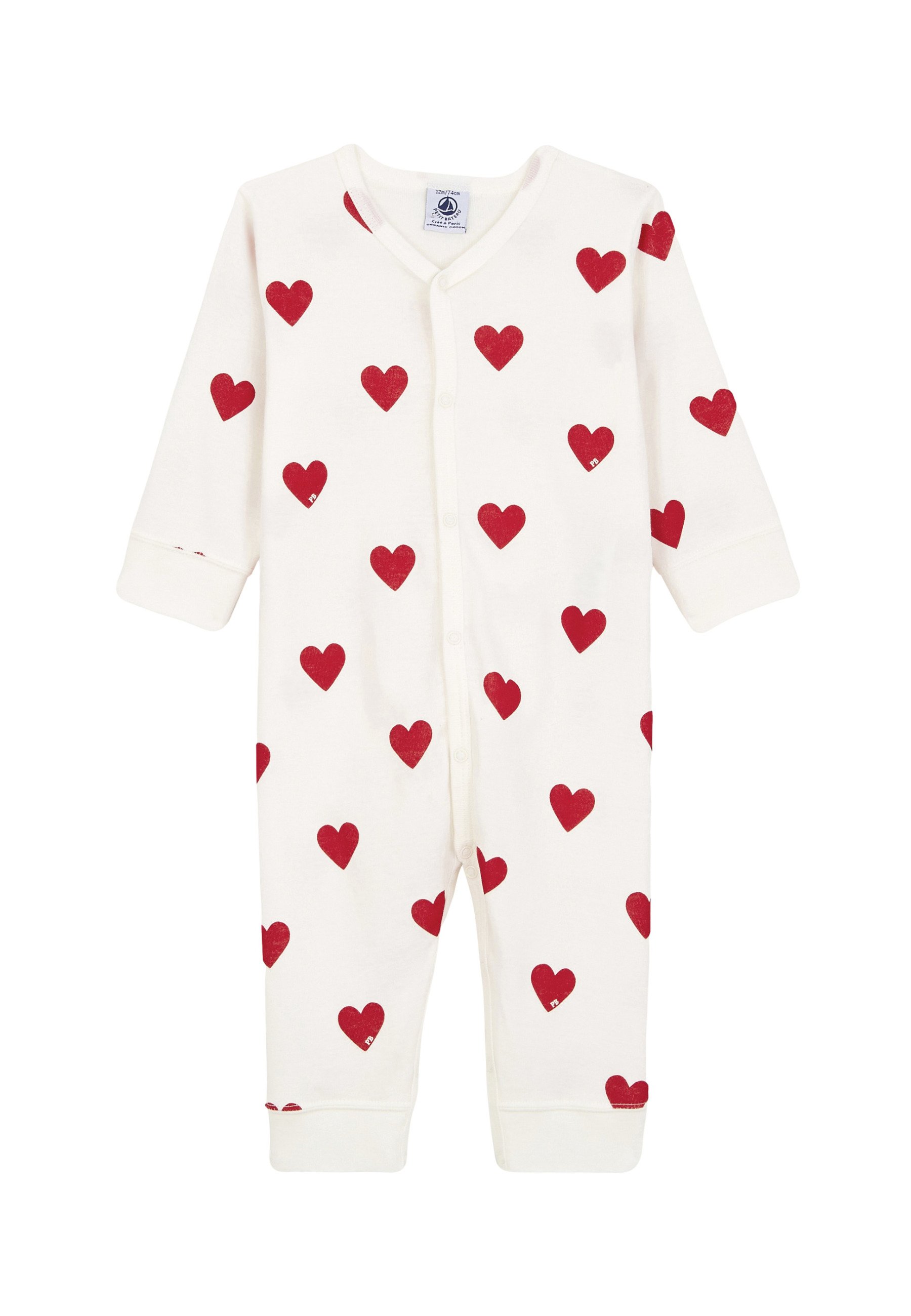 Petit Bateau DORS BIEN SANS PIEDS - Pyjama - marshmallow/terkuit 