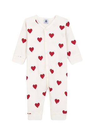 Petit Bateau, DORS BIEN SANS PIEDS - Pyjamas - marshmallow/terkuit
