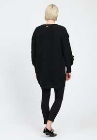INFLUENCER FLOWER APPLICATION  - Cardigan - black