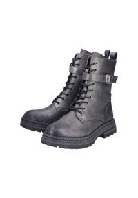 Rieker Cowboy-/Bikerlaarsjes - silber platin