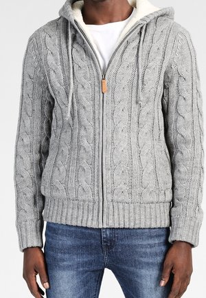 Chaqueta de punto - mottled grey