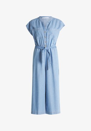Betty & Co, MIT AUFGESETZTEN TASCHEN - Jumpsuit - light blue denim