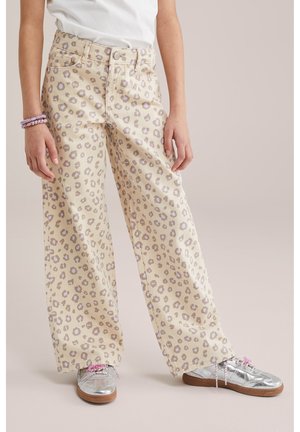 WE Fashion BLUE RIDGE - Široke hlačnice - all over print