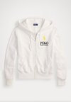 BIG PONY LIGHTWEIGHT FLEECE ZIP HOODIE - Sweater met rits - white