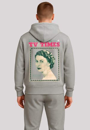 TV TIMES QUEEN ELIZABETH II 1957 COVER - Hoodie - grey melange