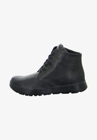 Stivaletto combat stringato da donna Les Tulipes in camoscio vintage Stivaletto combat stringato da donna Les Tulipes in camoscio vintage