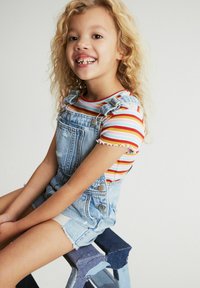 Next SHORT-REGULAR FIT - Kombinezonas su petnešomis - light blue