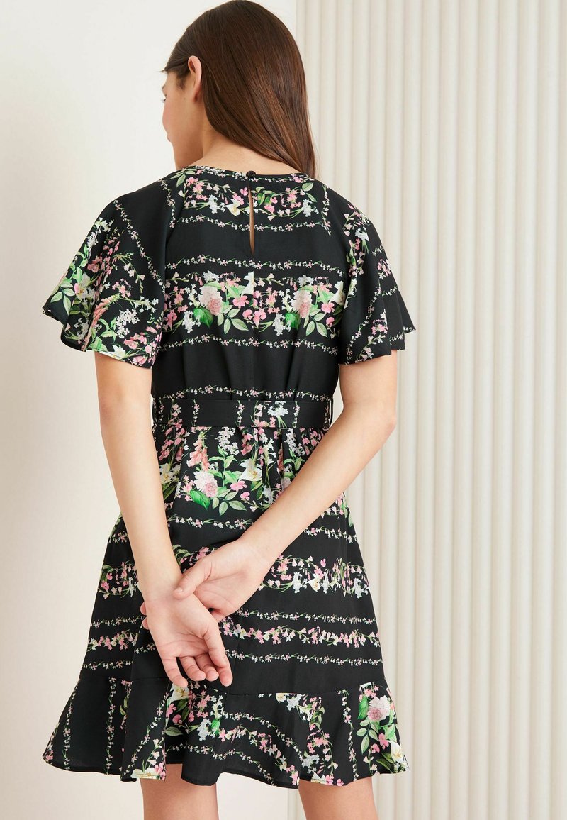 lipsy cut out dress Buy Lipsy Burgundy Red Petite Embellished Cut Out Short Sleeve Pleated Fit  And Flare Midi Dress from Next USA
