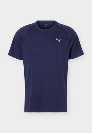 Puma, PWRTRAIN TRIBLEND TEE - Sport T-Shirt - navy