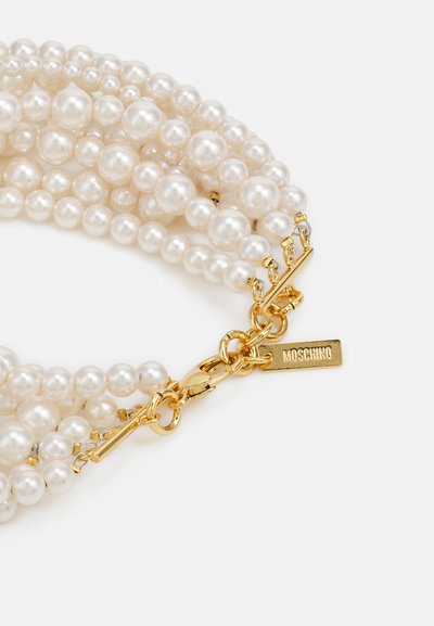 MOSCHINO CLOUD WITH HANDLE AND PADLOCK ANKLE BAND - Ankelkæder - fantasy ivory