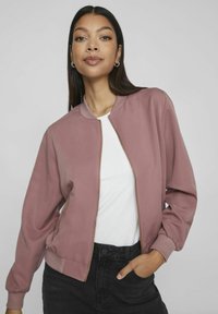 VILA - REISSVERSCHLUSS - Blouson Bomber - rose brown Image miniature 1