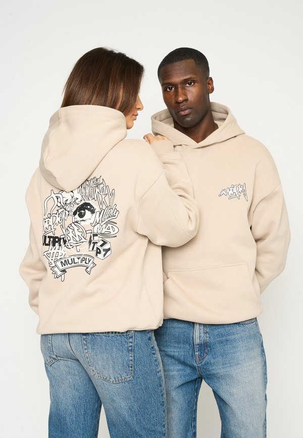 OVERSIZE HARMONY - Kapuzenpullover - simply taupe