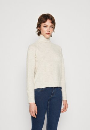 JULIANA ROLLNECK - Stickad tröja - whitecap gray