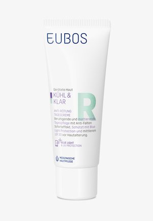 EUBOS Kühl & Klar Anti-Rötung Tagescreme für empfindliche Haut, mit Anti-Falten-Effekt, Blaufilter- und UV-Schutz, LSF 20.
