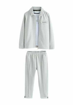 3 PIECE TEXTURED SET  - Leichte Jacke - grey