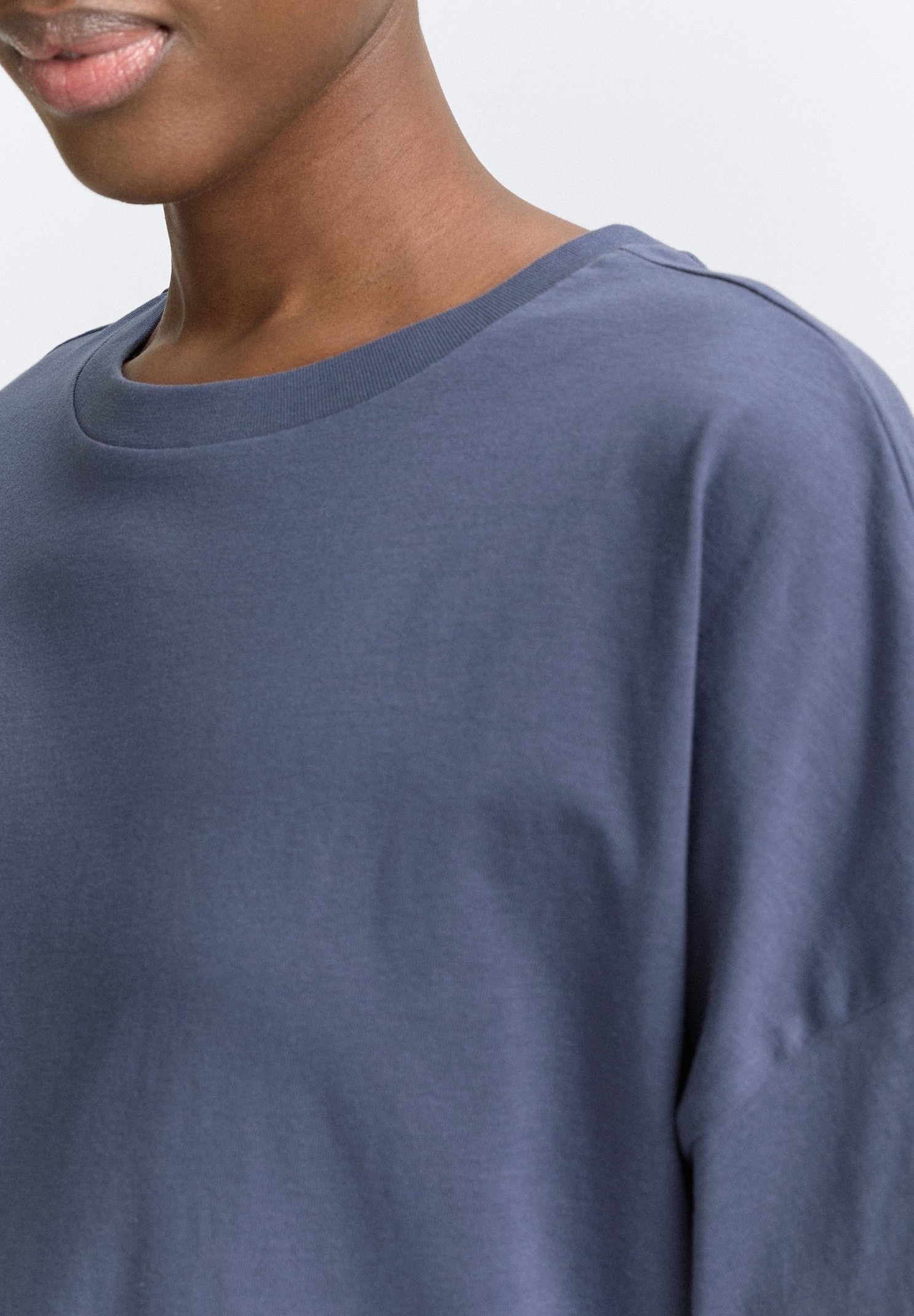 売れ筋商品|||トム テイラー デニム Tシャツ レディース トップス BASIC - Basic T-shirt - foggy ocean blue TOM TAILOR DENIM BASIC - T-Shirt basic - foggy ocean blue
