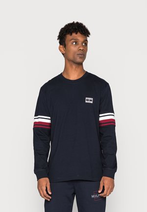 SLEEVE STRIPE CASUAL TEE - Maglietta a manica lunga - desert sky