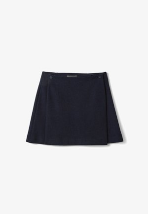 Stefanel, SHORT SKIRT. - Falda cruzada - navy blue