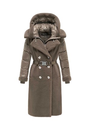 Navahoo, WINTERMANTEL KUSCHELTRAUM 14 - Abrigo de invierno - stone brown