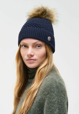 Colmar Originals, COLMAR ORIGINALS HAT WITH FAUX FUR POMPOM - Beanie - blue