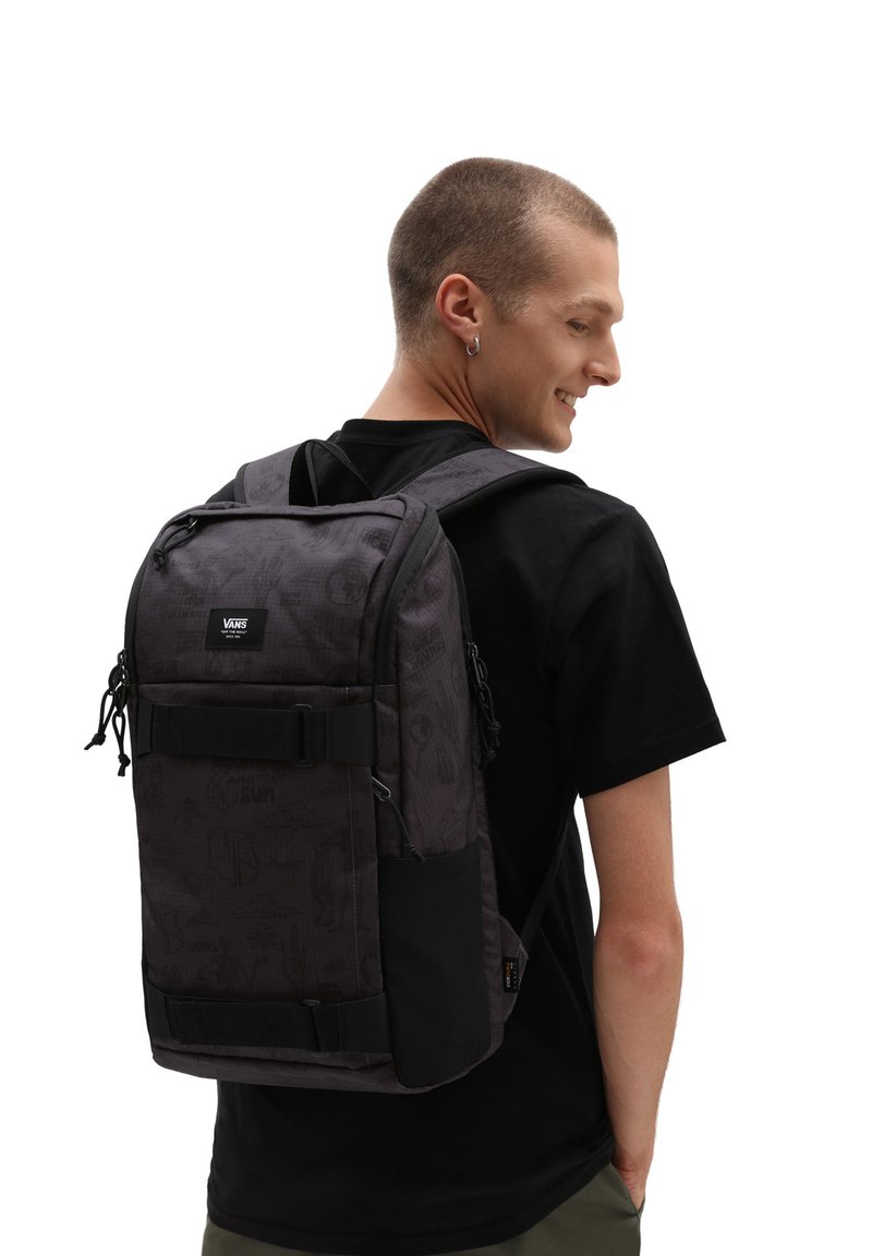 Vans OBSTACLE SKATEPAC Rucksack dark brown/mottled black Zalando