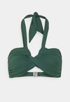 SEAFOLLY COLLECTIVE HALTER BANDEAU - Parte de cima de biquíni - evergreen