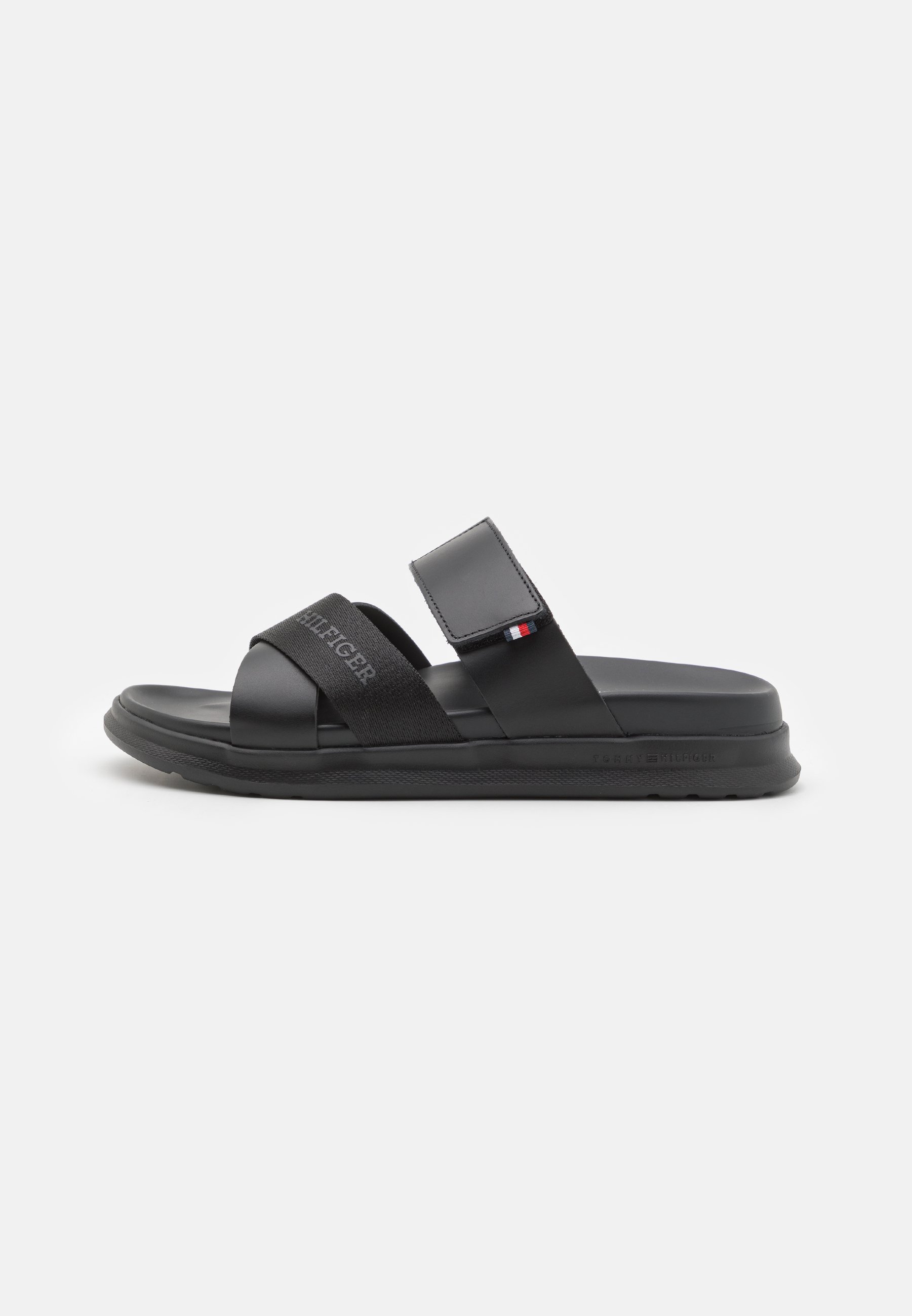 Tommy Hilfiger DENSITY - Pantolette flach - black/schwarz - Zalando.de